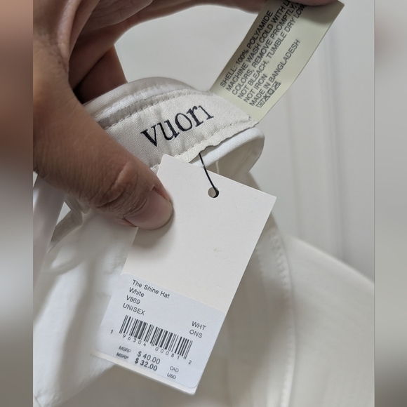 Vuori The Shine Hat in White NWT Snapback Golf - Picture 4 of 4